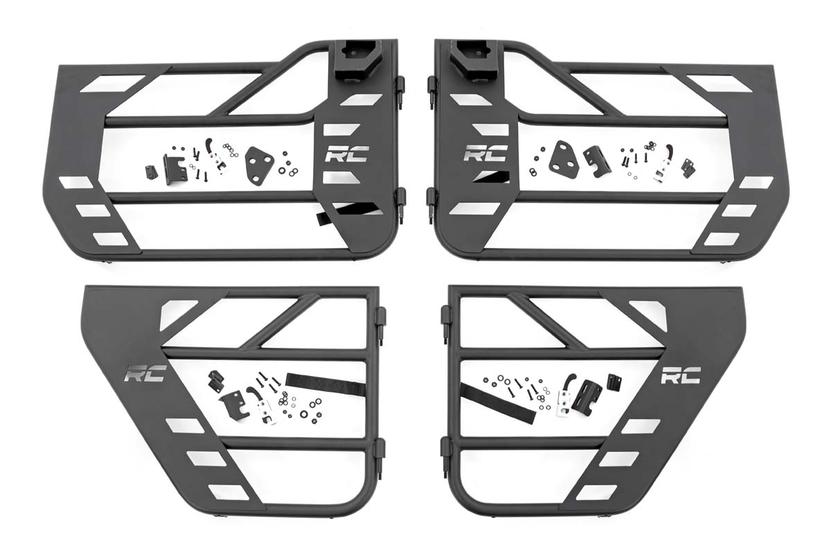 Rough Country Jeep Steel Tube Doors, Front &amp; Rear (18-20 JL/ 2020 Gladiator)